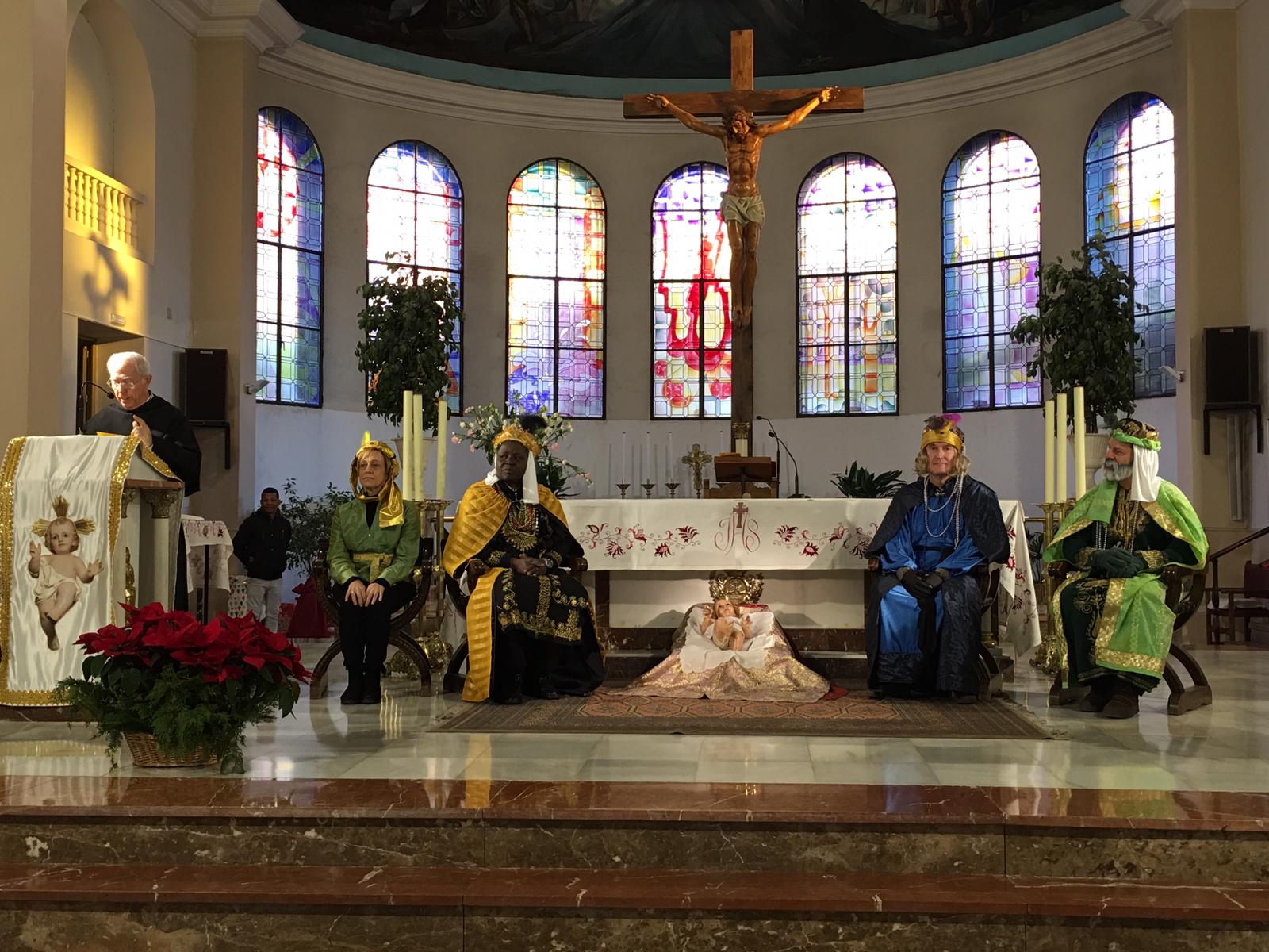 Los Reyes Magos en la Parroquia de S Francisco en Vallecas