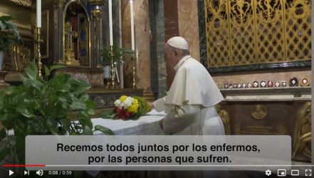 Vídeo del Papa: campaña especial de oración por el mundo