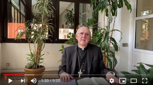Vídeo del Cardenal Arzobispo Carlos Osoro para las familias con motivo de la Pascua