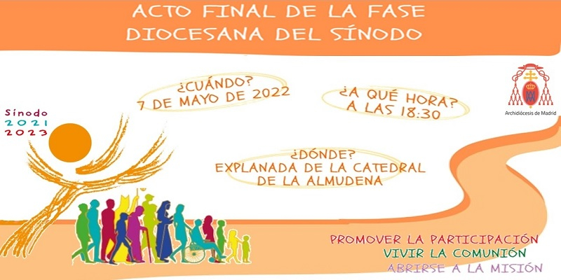 La explanada de la Almudena acogerá el 7 de mayo el acto final de la fase diocesana del Sínodo